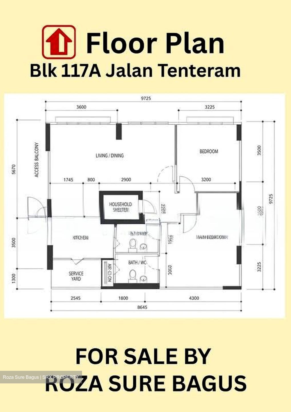 Blk 117A Tenteram Peak (Toa Payoh), HDB 3 Rooms #554799081